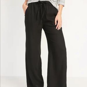 Old Navy linen style drawstring pants xl